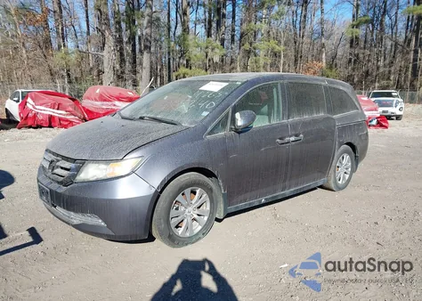 2015 Honda Odyssey Ex-L z USA, uszkodzony, nr VIN 5FNRL5H60FB090524